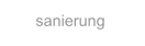 sanierung