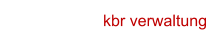 kbr verwaltung