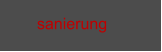 sanierung